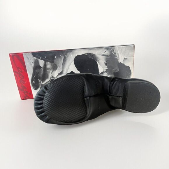 NEW Capezio Black Split Sole Gore Boot Jazz Dance Shoes CG05C Girls 10M - Picture 3 of 7